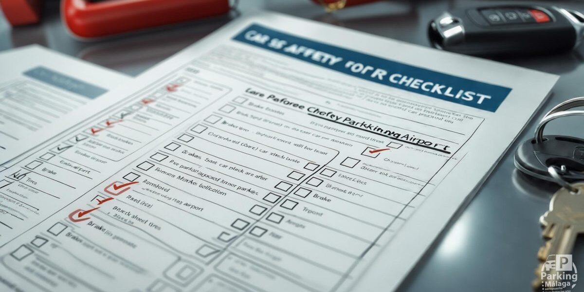 Checklist de seguridad para tu coche antes de aparcar en el aeropuerto, Parking Málaga Aeropuerto