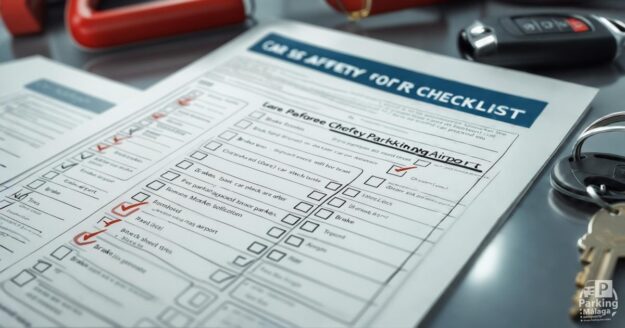 Checklist de seguridad para tu coche antes de aparcar en el aeropuerto, Parking Málaga Aeropuerto